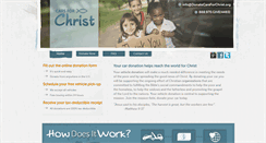 Desktop Screenshot of donatecarsforchrist.org